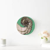 ヴィンテージ航海ののタコ触手 ラウンド壁時計 (ホーム)