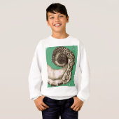 ヴィンテージ航海ののタコ触手 Tシャツ (正面フル)