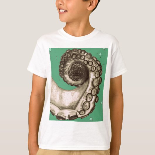 ヴィンテージ航海ののタコ触手 Tシャツ (正面)