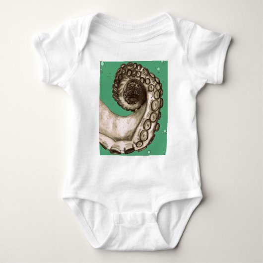 ヴィンテージ航海ののタコ触手 Tシャツ (正面)