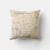 ヴィンテージ航海ののボクフィッシュイラストレーション クッション (裏面)