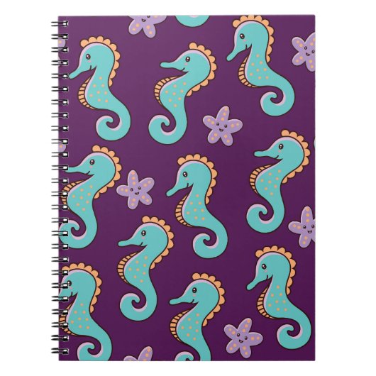 ヴィンテージ航海のの乗馬模様 ノートブック (正面)