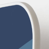 ヴィンテージ航海のの名前を付けたストライプ全体の青 ピックルボールラケット (左詳細)