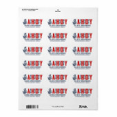 ヴィンテージ航海のウエディングラベル ラベル (フルシート)