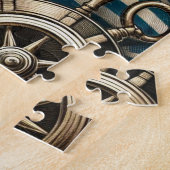 ヴィンテージ航海のキャプテンパズル ジグソーパズル (側面)