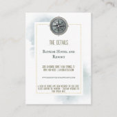 ヴィンテージ航海のコンパ結婚ス エンクロージャーカード (正面)