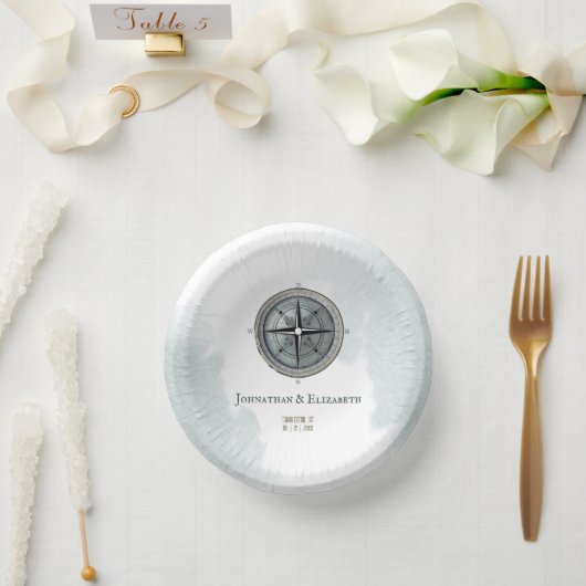 ヴィンテージ航海のコンパ結婚ス ペーパーボウル (ウェディング)