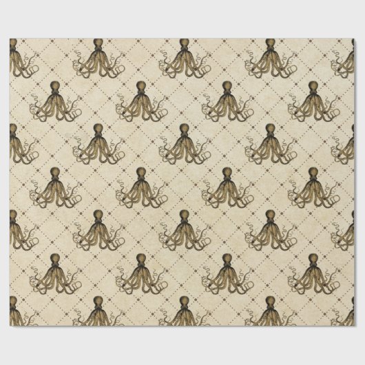 ヴィンテージ航海のコ ラッピングペーパー (フラット)