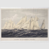 ヴィンテージ航海のサマーヨットエフェメラデクページ 薄葉紙 (正面)