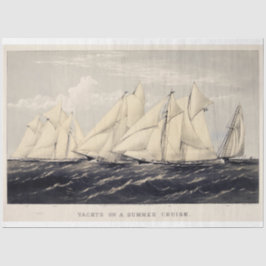 ヴィンテージ航海のサマーヨットエフェメラデクページ 薄葉紙