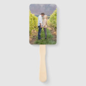 ヴィンテージ航海のシーシェルフォト結婚式 プログラム ハンドファン (裏面)