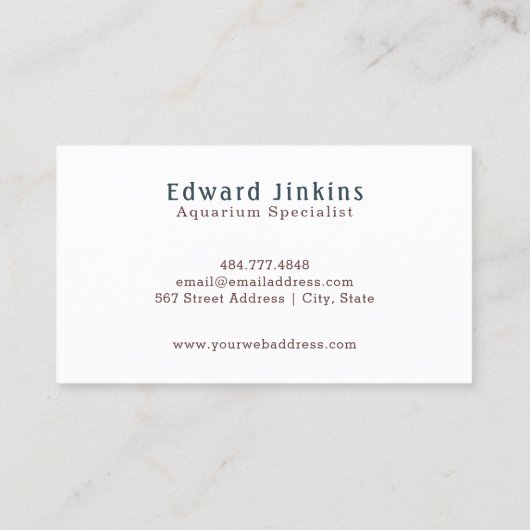 ヴィンテージ航海のシーモンカスタムスターズ名刺 名刺 (裏面)