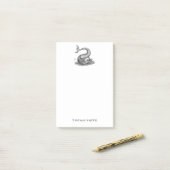 ヴィンテージ航海のシーモンスターフィッシュボートパーソナル ポストイット (デスク上)