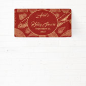 ヴィンテージ航海のジンベイビーシャワー 横断幕 (インサイチュ)