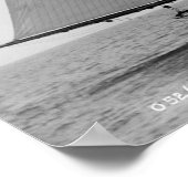 ヴィンテージ航海のスクーナーマルゲライトプリント ポスター (角)