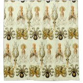 ヴィンテージ航海のタコbyエルンストヘイケル シャワーカーテン (正面)