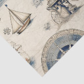 ヴィンテージ航海のデカップエフェメラ 薄葉紙 (詳細)