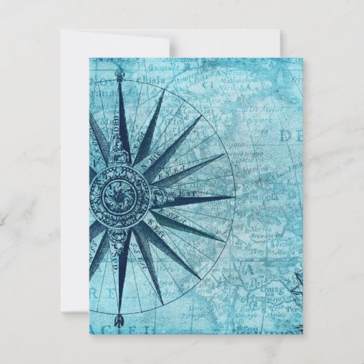 ヴィンテージ航海のナビゲーションコンパスマップ (正面)