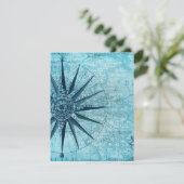 ヴィンテージ航海のナビゲーションコンパスマップ (スタンド正面)