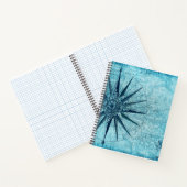 ヴィンテージ航海のナビゲーションコンパスマップ ノートブック (内部)