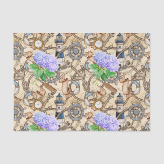 ヴィンテージ航海のナビゲーション地図 薄葉紙 (正面)