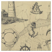 ヴィンテージ航海のパターン古いマップの背景 ファブリック (クローズアップ)