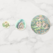 ヴィンテージ航海のファンタジー人魚の誕生日パーティー コンフェッティ (正面)