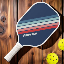 ヴィンテージ航海のブルーストライプの（名前） ピックルボールラケット
