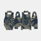 ヴィンテージ航海のホエールブルー赤ちゃんシャワー フェイバーボックス (折り畳みなし)