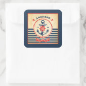 ヴィンテージ航海のポスター スクエアシール (バッグ)