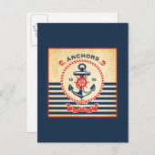 ヴィンテージ航海のポスター ポストカード (正面/裏面)