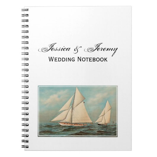 ヴィンテージ航海のヨットレース#1 ノートブック (正面)