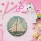 ヴィンテージ航海のヨットレース#1 ペーパープレート (パーティー)