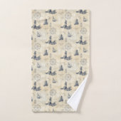 ヴィンテージ航海のライトハウスイルボーツ バスタオルセット (ハンドタオル)