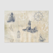ヴィンテージ航海のライトハウスデクページ 薄葉紙 (正面)
