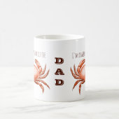 ヴィンテージ航海のレッドカニパパはクラビーなし マグカップ (中央)