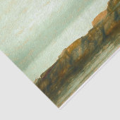 ヴィンテージ航海のレッドグリーンライトハウスアート 薄葉紙 (詳細)