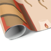 ヴィンテージ航海のレトロ海洋アンティーク船 ラッピングペーパー (ロールコーナー)