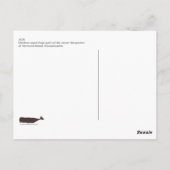 ヴィンテージ航海の信号旗ナンタケット葉書 ポストカード (裏面)