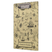 ヴィンテージ航海の古いマップパターン名前を追加 クリップボード (左)