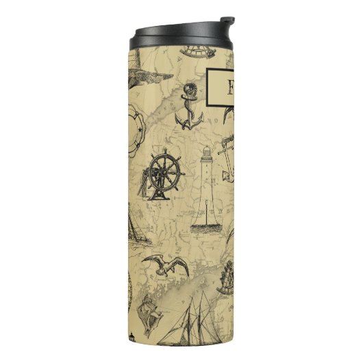 ヴィンテージ航海の旅行船が名を馳せる タンブラー (回転左)