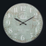 ヴィンテージ航海の時計 ラージ壁時計<br><div class="desc">ヴィンテージ航海のインポーターが読る時計の顔の画像。</div>