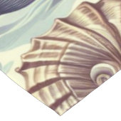 ヴィンテージ航海の海洋生物イラストレーション テーブルクロス (アングル)