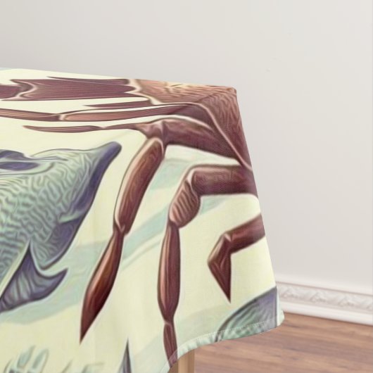 ヴィンテージ航海の海洋生物イラストレーション テーブルクロス (インサイチュ)