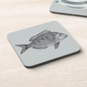 ヴィンテージ航海の海洋芸術イラストレーション コースター (左側)