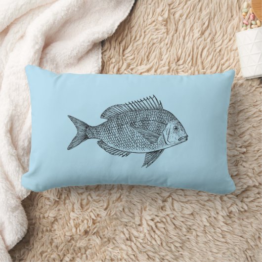 ヴィンテージ航海の海洋芸術イラストレーション ランバークッション (ブランケット)