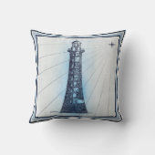 ヴィンテージ航海の灯台 クッション (裏面)