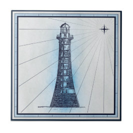 ヴィンテージ航海の灯台 タイル