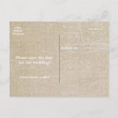 ヴィンテージ航海の結婚の日救付はがき 案内ポストカード (裏面)