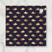 ヴィンテージ航海の結婚モノグラム フェイバータグ (裏面)